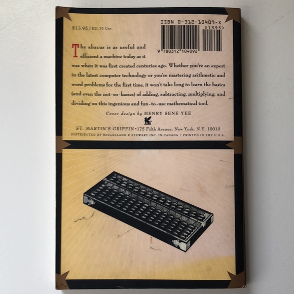 Set of Two Vintage Working Abaci + Abacus Book